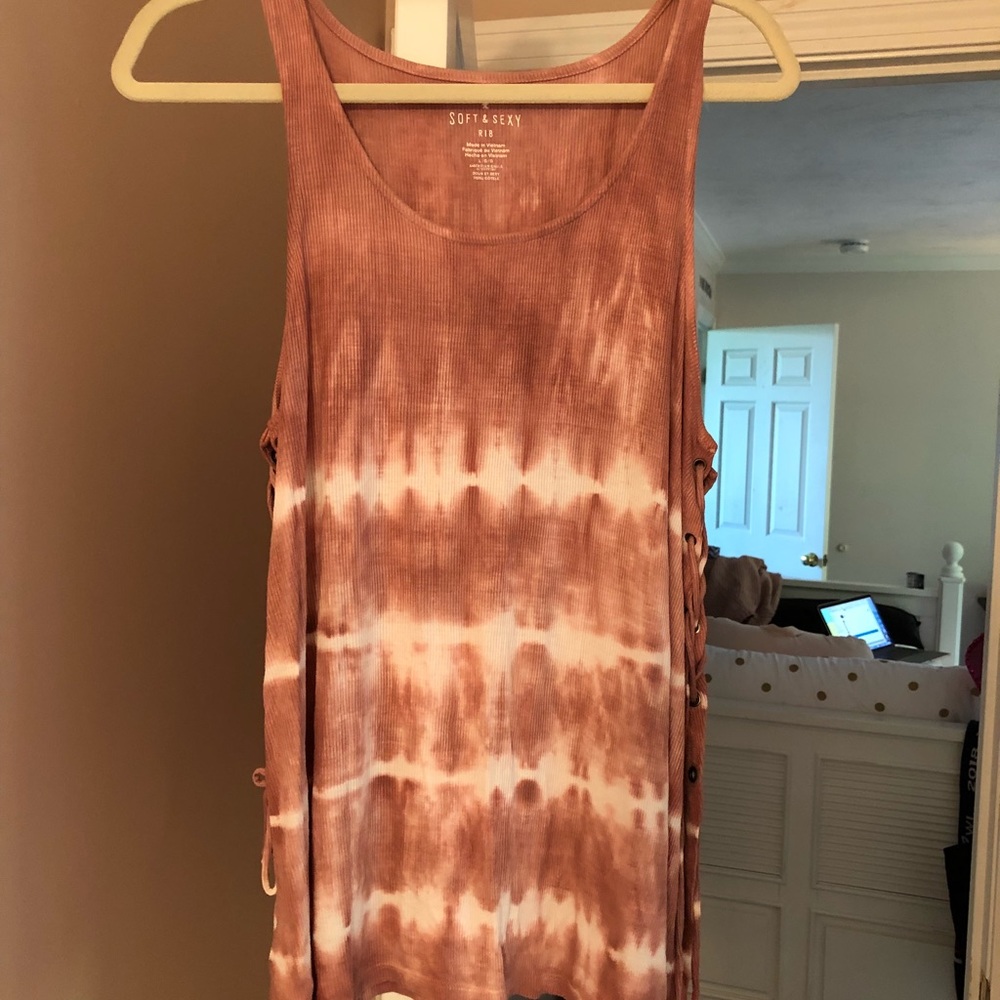 American Eagle Soft and Sexy Tie Dye Tank Top